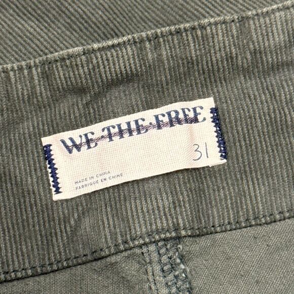 Free people we the free long corduroy flare pants size 31 - Picture 2 of 5